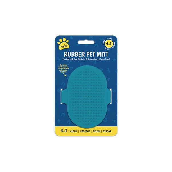 Kingdom Rubber Pet Mitt 4 In 1