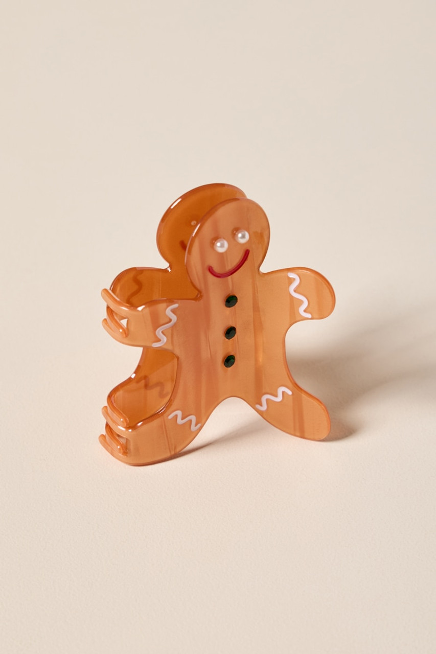 Gingerbread Hair Claw
