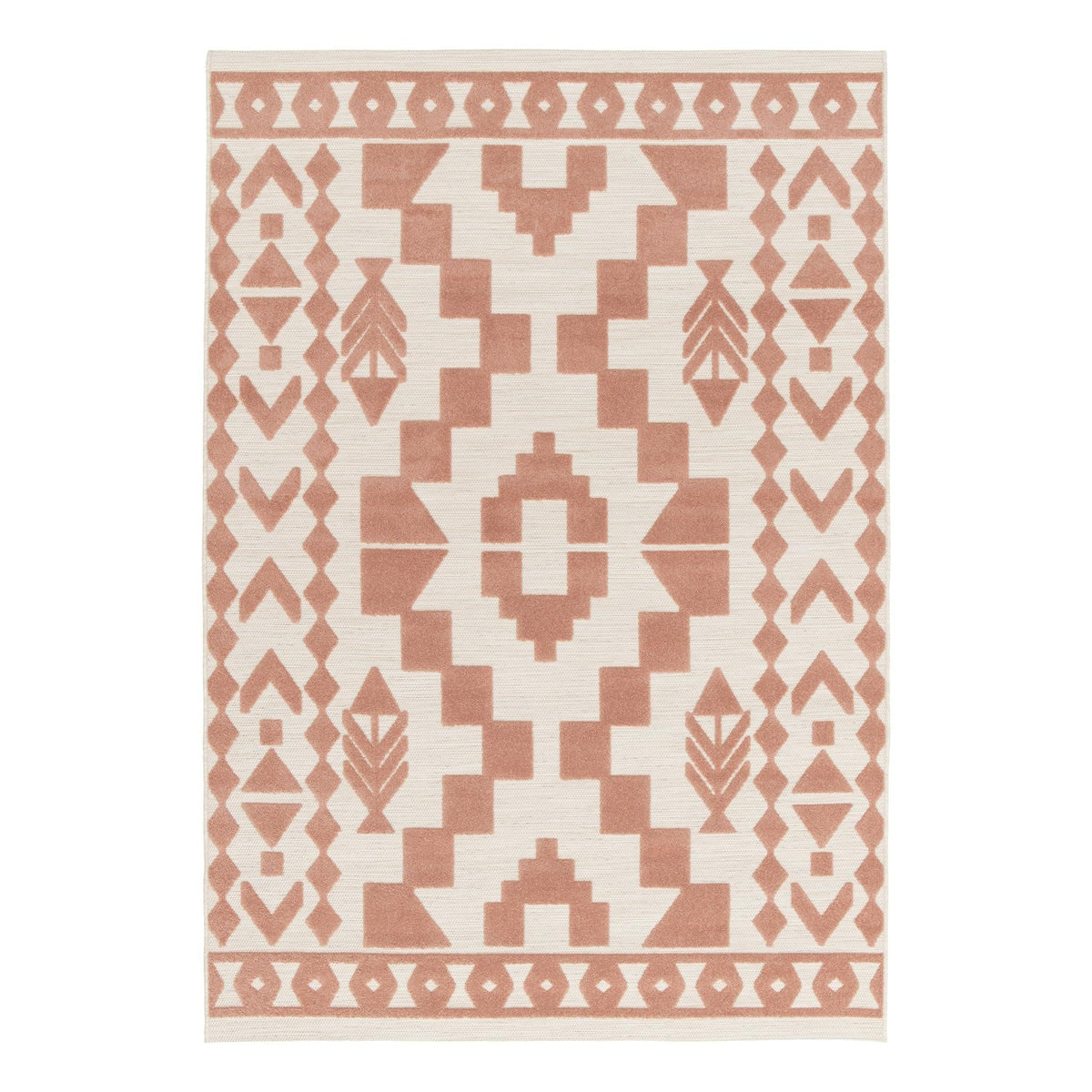 AFK Living vloerkleed Atacama - voor binnen en buiten - roos - 160 x 230 cm
