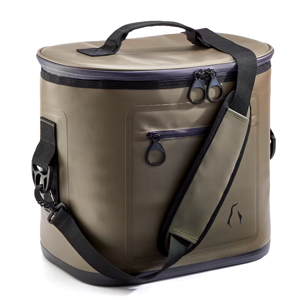Penguin Deluxe Soft Cooler, 20 Can Capacity, 20-L, Assorted Colour