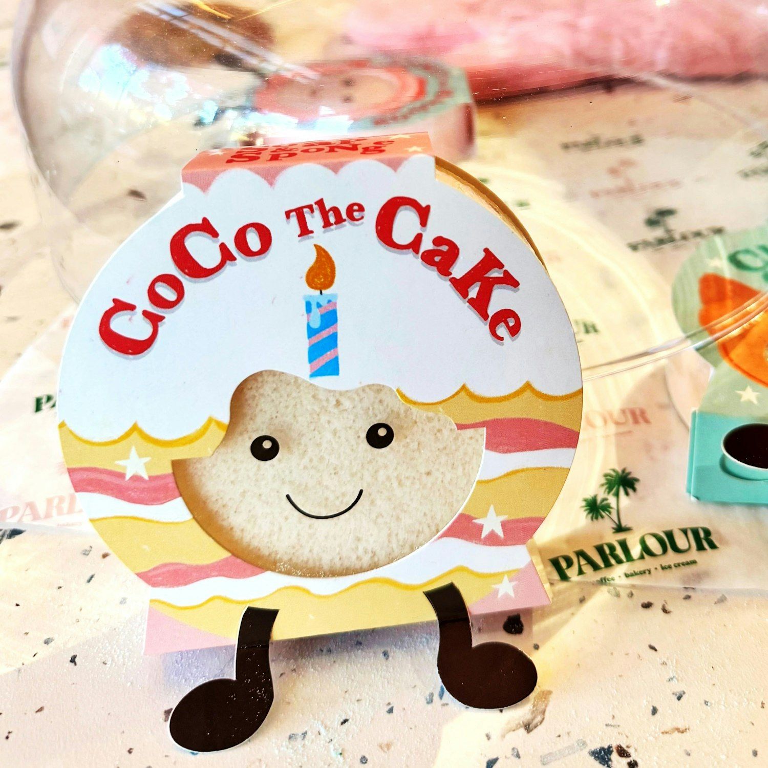 Bomb Cosmetics Coco The Cake Buddy Buffer Mini Soap Sponge 100g