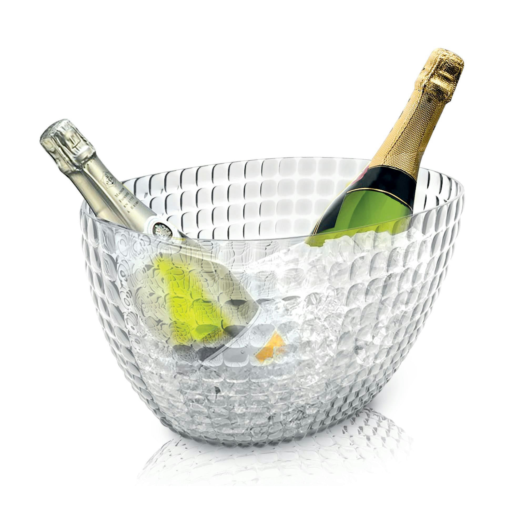 TIFFANY - Seau rafraîchisseur de bouteilles en acrylique transparent