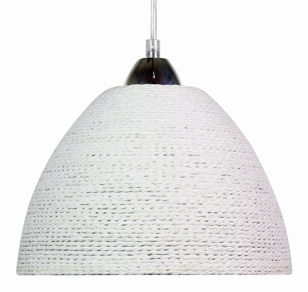 Lampa wisząca biała BRAID 1xE27x60W wym: 100x23x23 cm Candellux