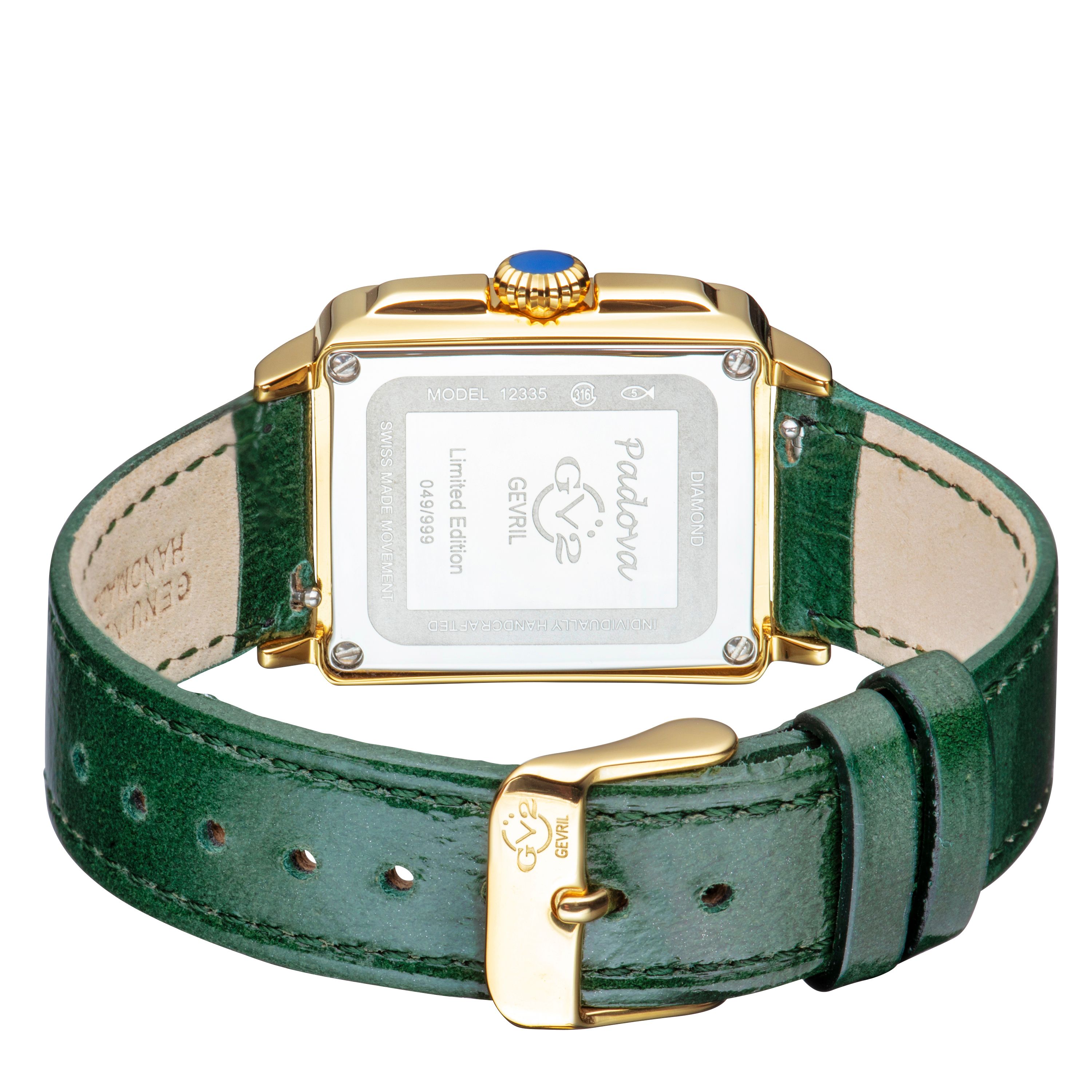 GV2 Padova Gemstone Swiss Quartz Diamonds watch