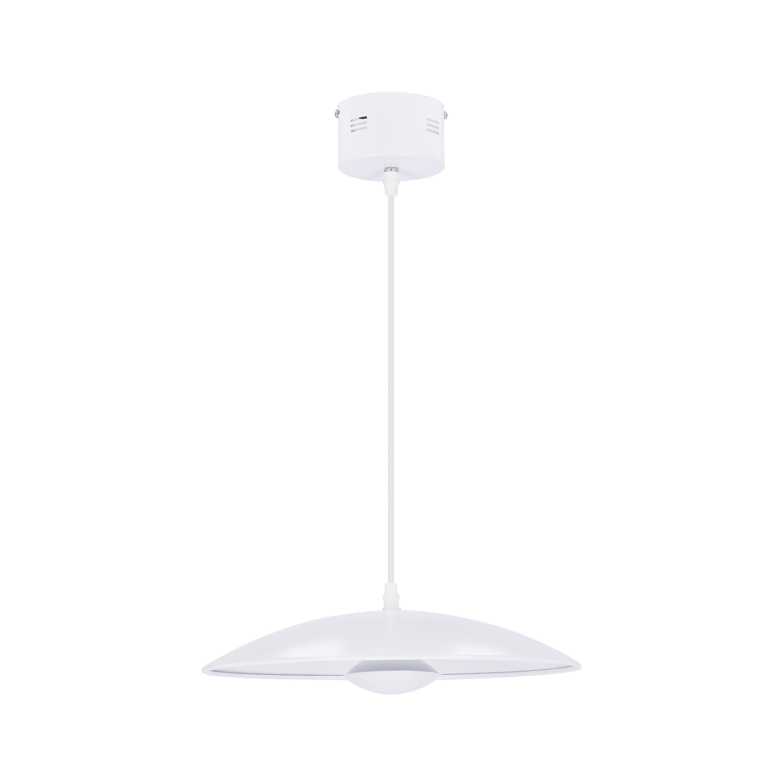 Lampa wisząca LUND biała LED 1x10W Ciepła biel 400lm Candellux