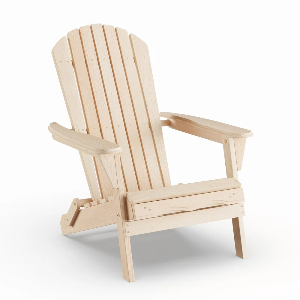 South Padre Adirondack Chair Kit with Pullout Ottoman by Havenside Home