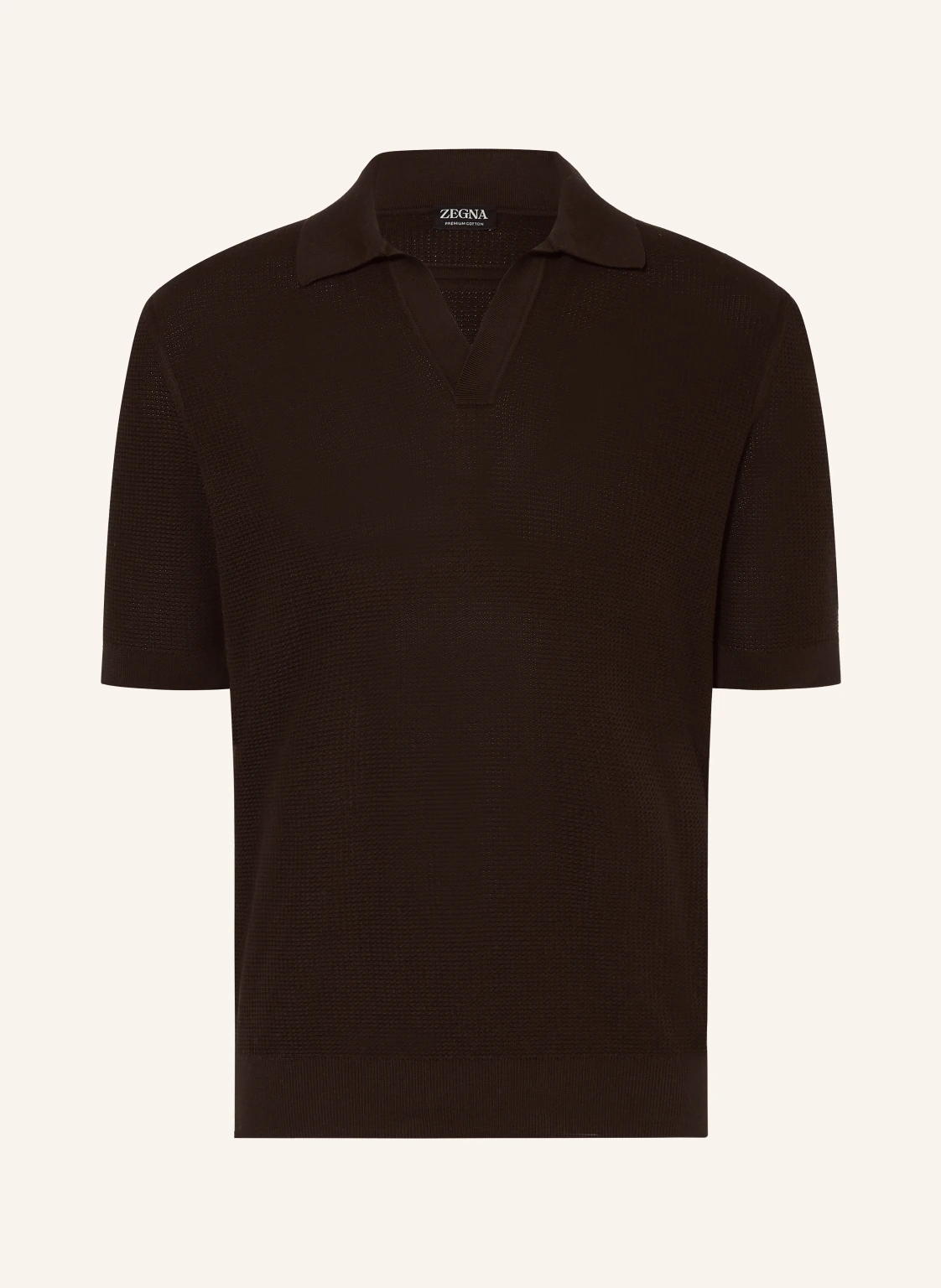 ZEGNA Strick-Poloshirt