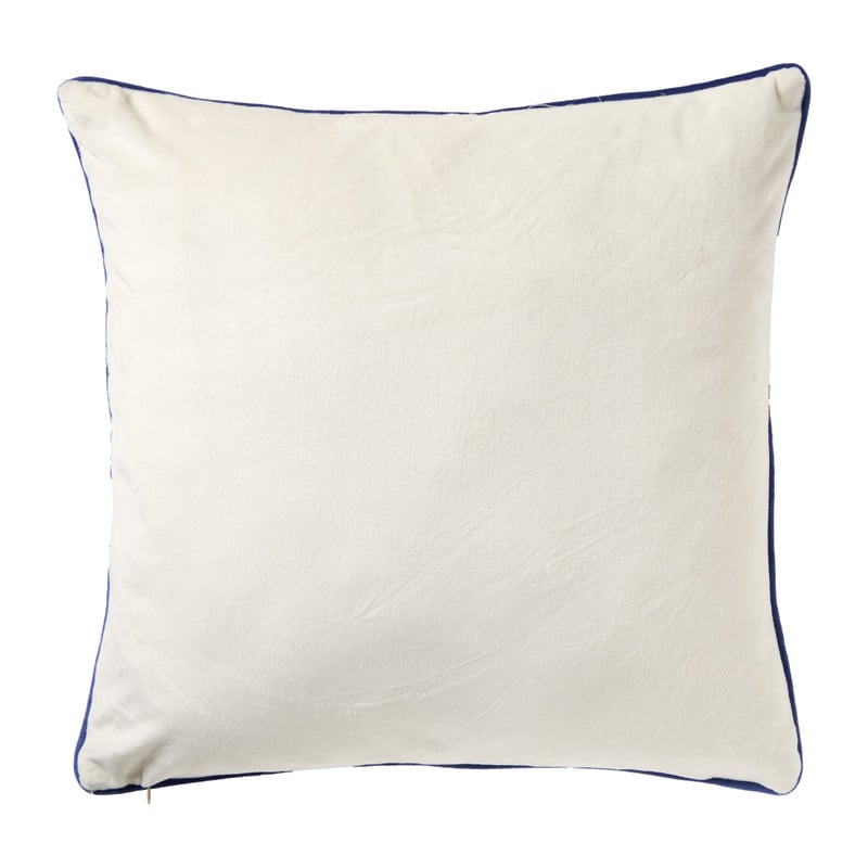 Kussen jacquard - geel - 45x45 cm