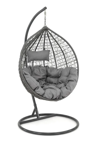 Fotel ogrodowy wiszący HC-001 | Technorattan | czarny