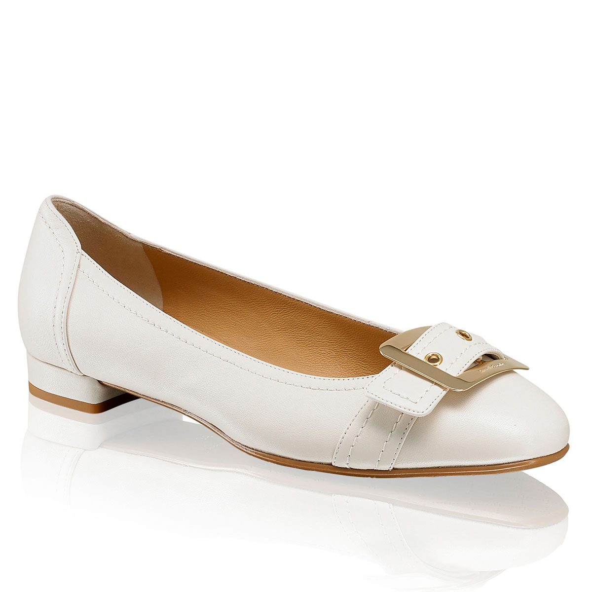 Russell & Bromley BLACKBELT Buckle Trim Flat