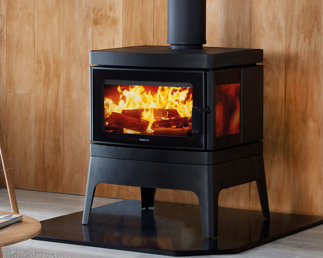 Clean Air Large Console Freestanding Wood Heater