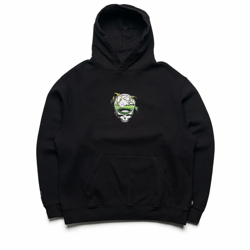 Malbon Golf x Grateful Dead Fesque Hoodie - Black