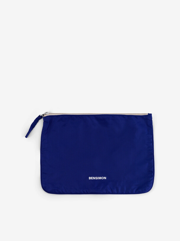 Zipped pocket bleu vif