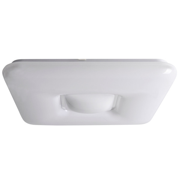 Plafon LYRAz pilotem kwadratowy biały LED 1x72W 44cm 4320lm IP20 Polux
