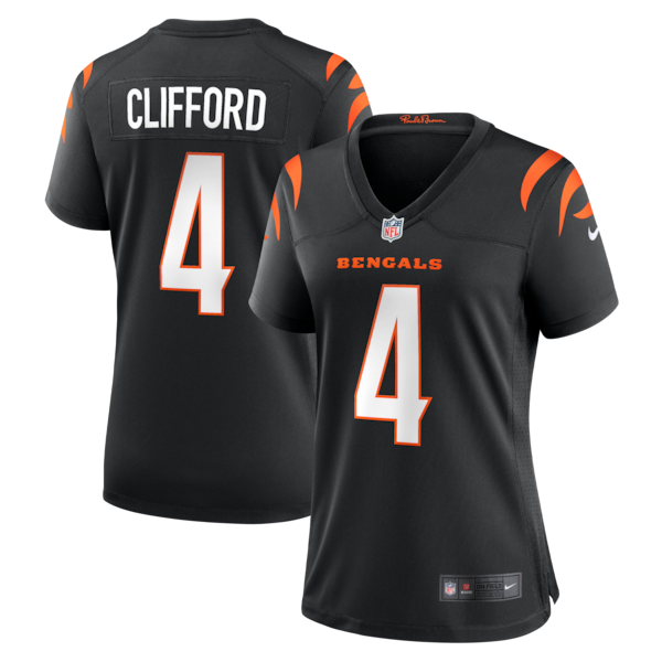 Sean Clifford Cincinnati Bengals Nike Women's Team Game Jersey -  Black
