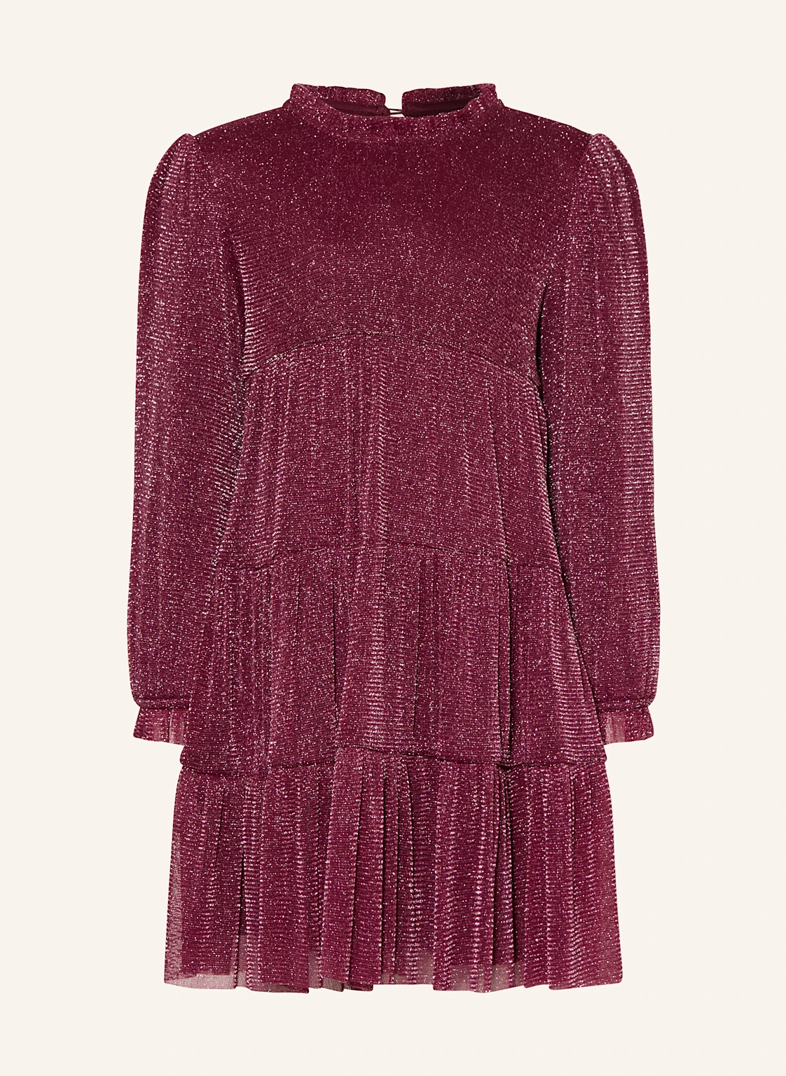 s.Oliver RED Kleid mit Glitzergarn
