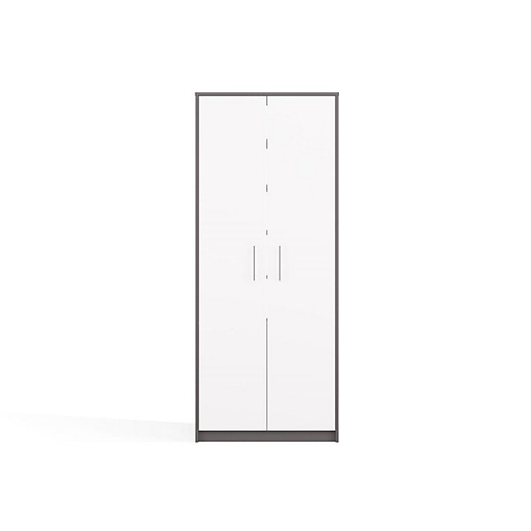 PARLA - Armoire moderne 6 étagères - 180x74x35cm - Meuble de rangement - Armoire bureau