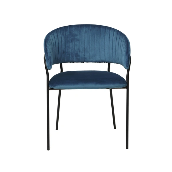 Stuhl, Höhe: 80 cm, tuerkis/schwarz