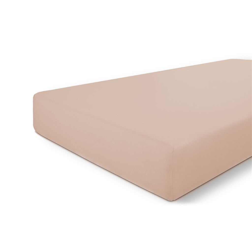 Byrklund - Hoeslaken Katoen - 160x200 cm - Oud Roze
