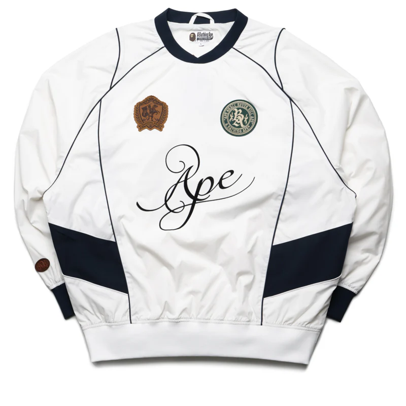 A Bathing Ape Multi Logo Pullover - White