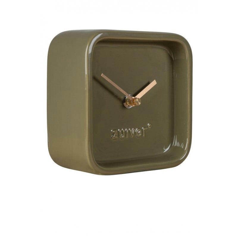 CUTE - Horloge en céramique vert