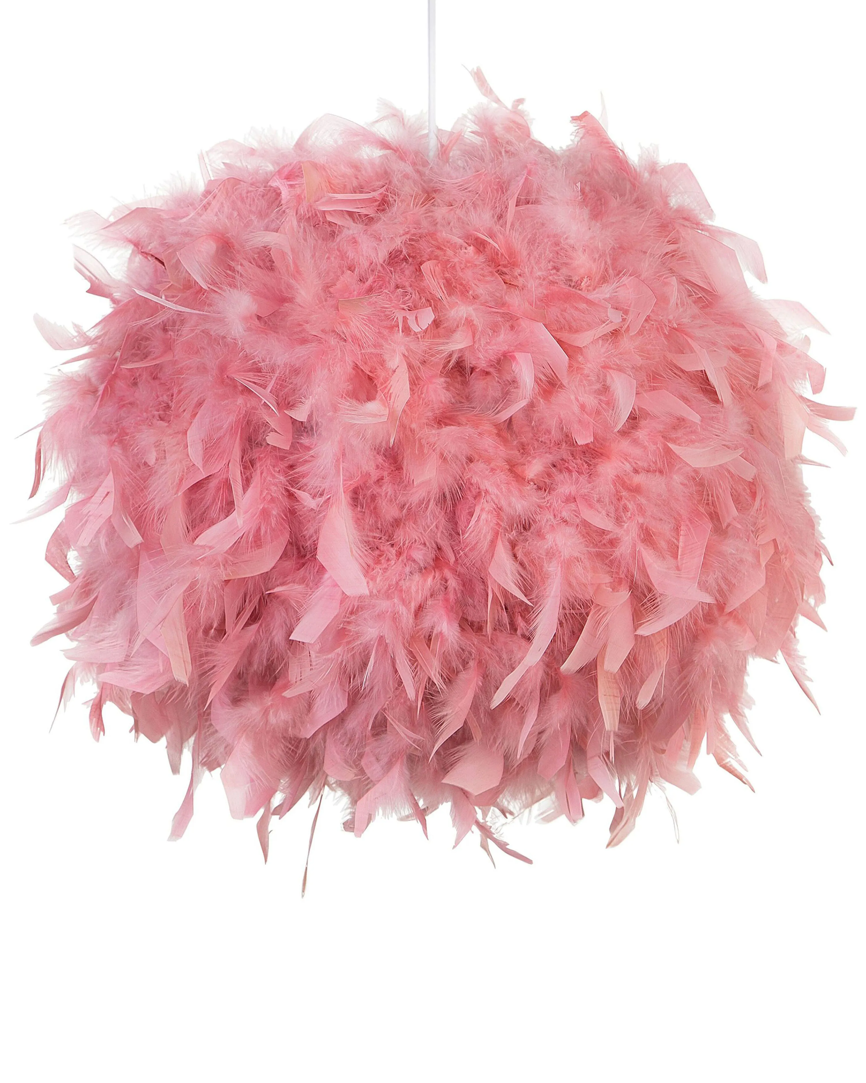 Pendant Lamp DRAVA Feathers Pink