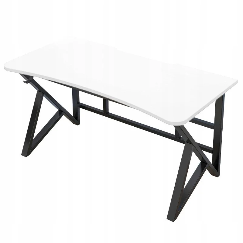 Biurko komputerowe białe nowoczesne loft duże 120 cm