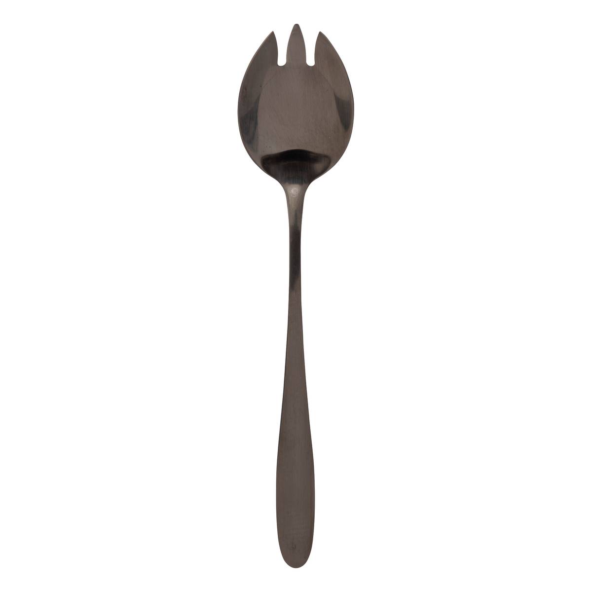Set of 2 "Shadow" salad servers Black
