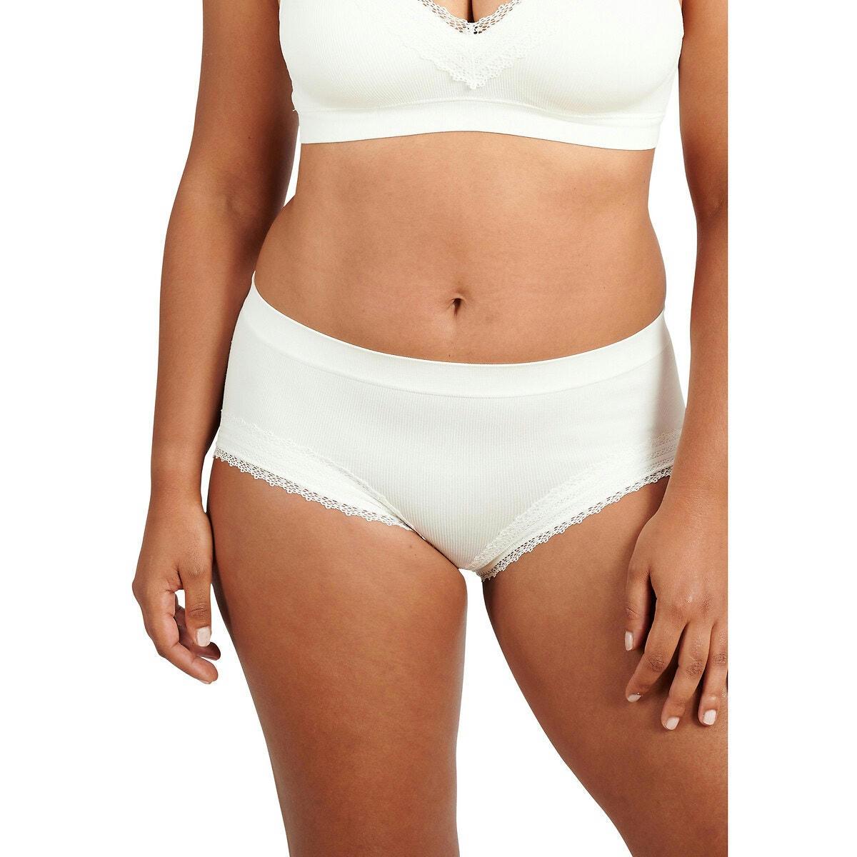 Shorty matière côtelée extensible Agathe