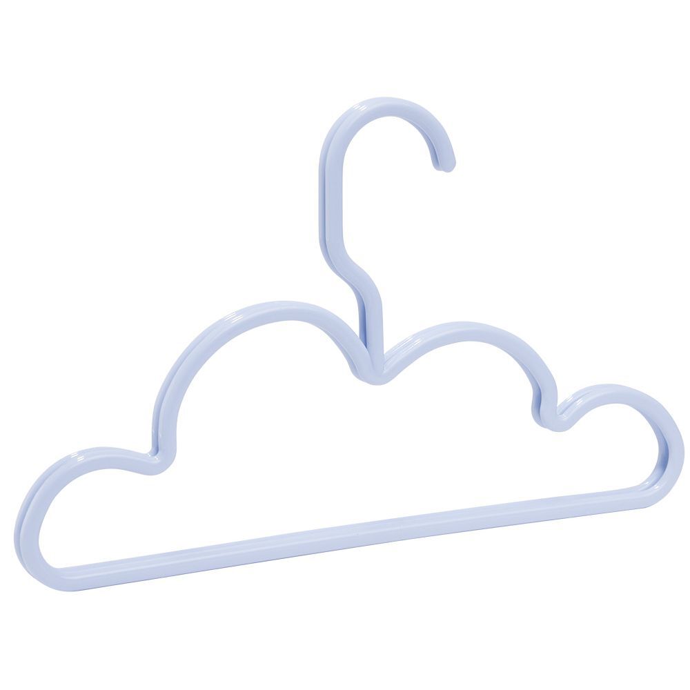 Cintre nuage enfant bleu x2
