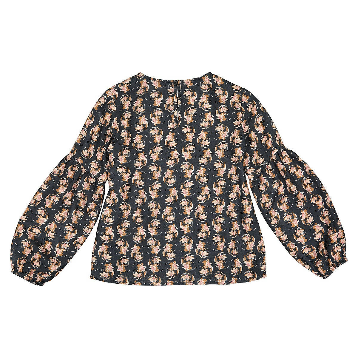 Blouse fluide à manches longues imprimée 3-12 ans