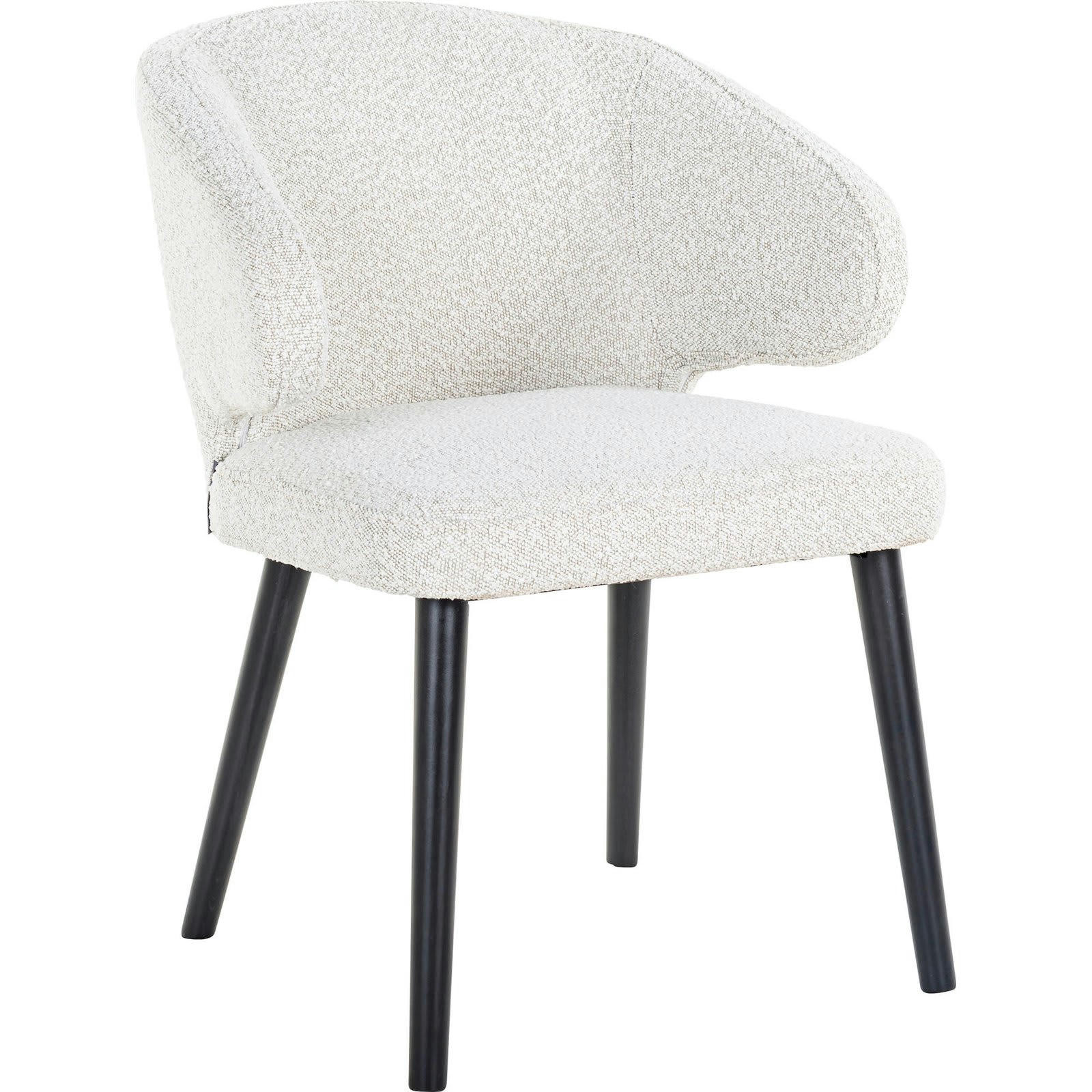 STOELEN - Chaise Polyester Blanc H. assise 49 cm