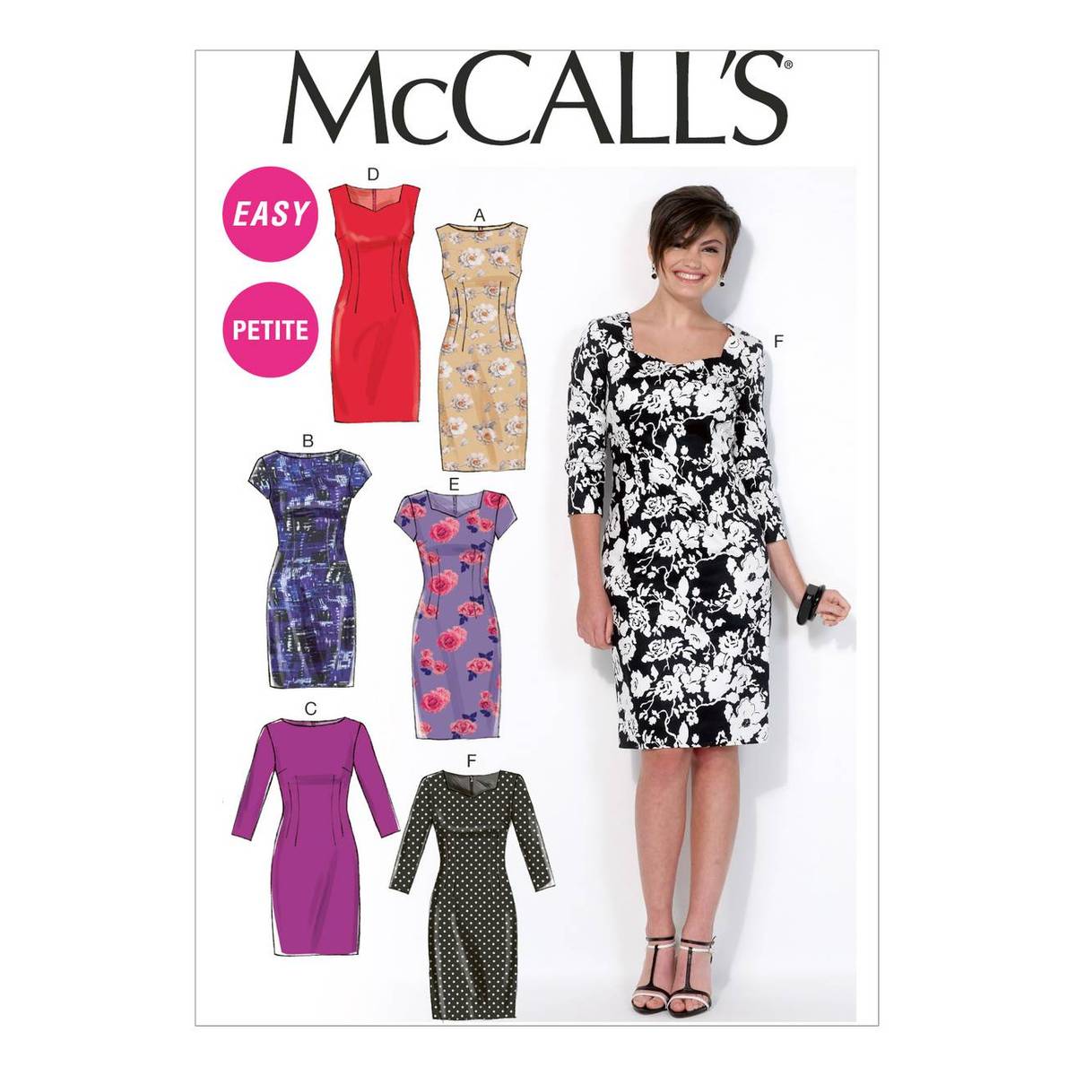 McCall’s Petite Dress Sewing Pattern M7085 (6-14)