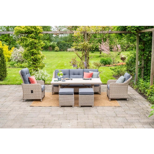 Lounge-Hocker »Milwaukee«, BxH: 46 x 48 cm, Aluminium