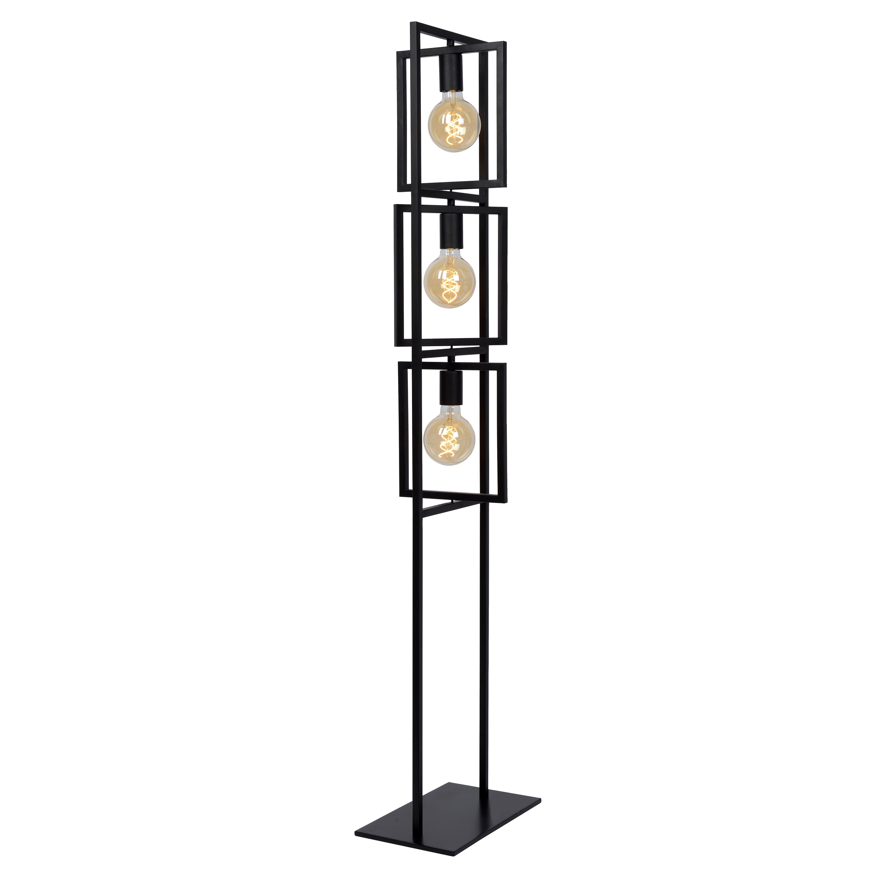 Lucide LUUK Vloerlamp - Zwart