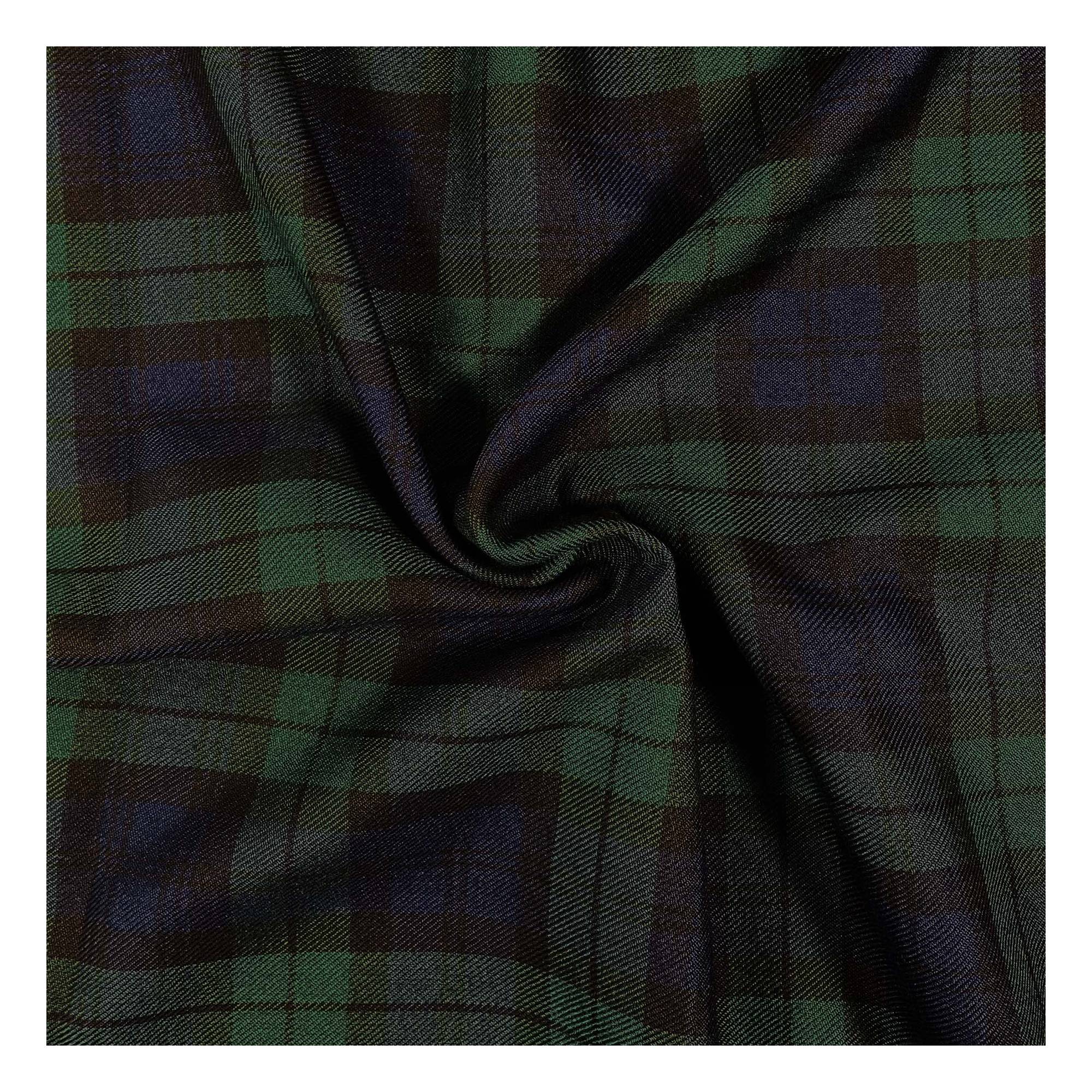 Black Watch Tartan Fabric by the Metre
