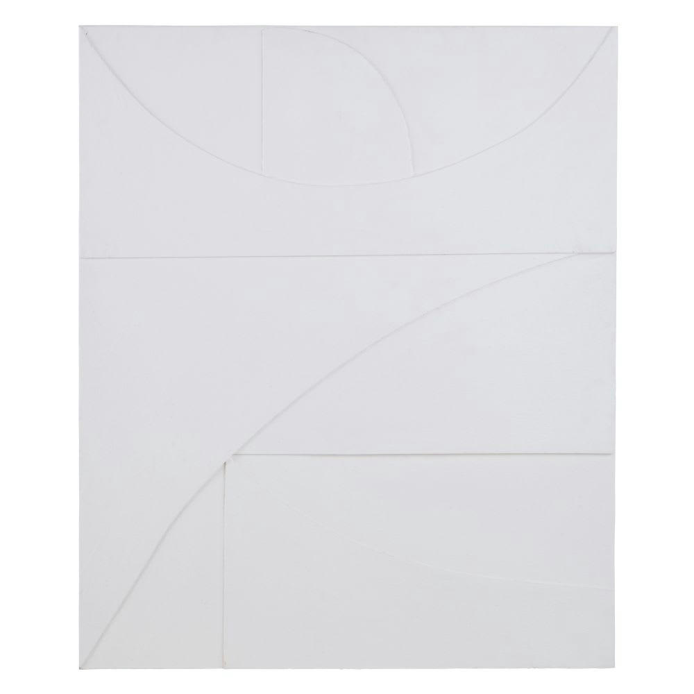 OPUS - Toile peinte blanche 90x110