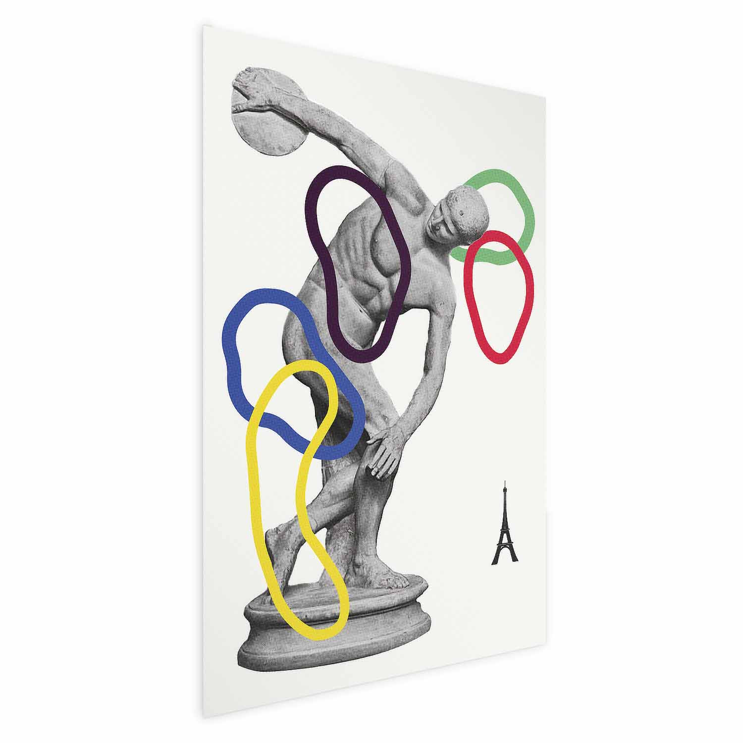 Plakat Rzut dyskiem 40x60 cm