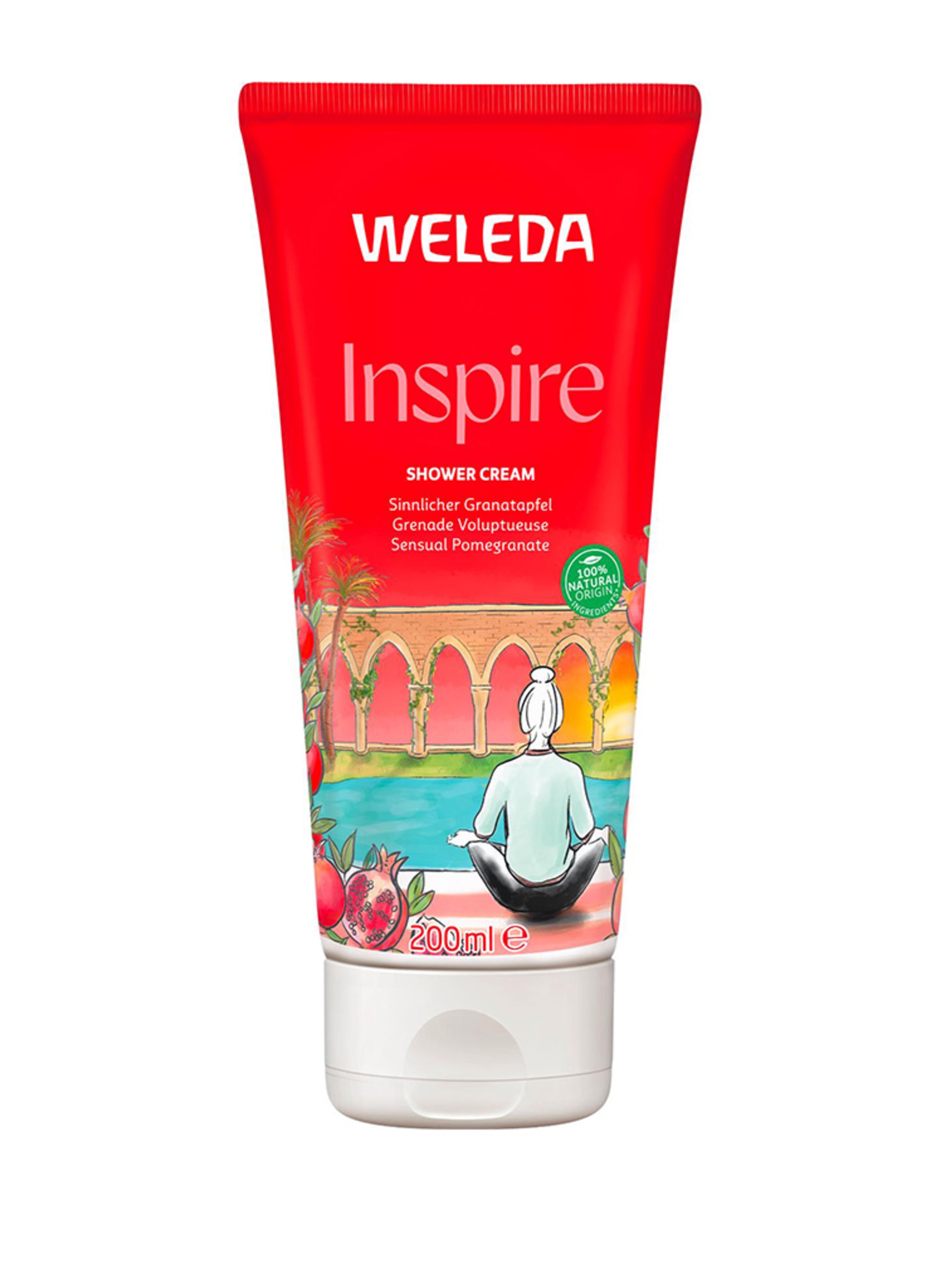 WELEDA INSPIRE SHOWER CREAM GRANATAPFEL