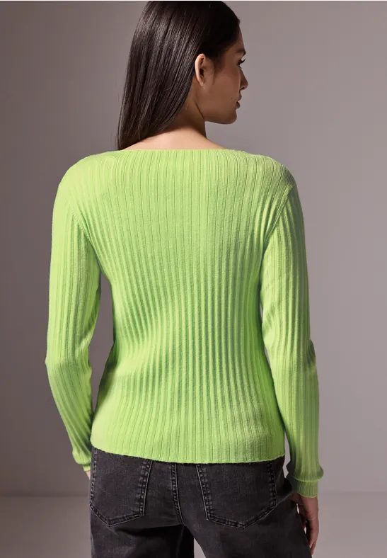 Pullover mit Rippstruktur