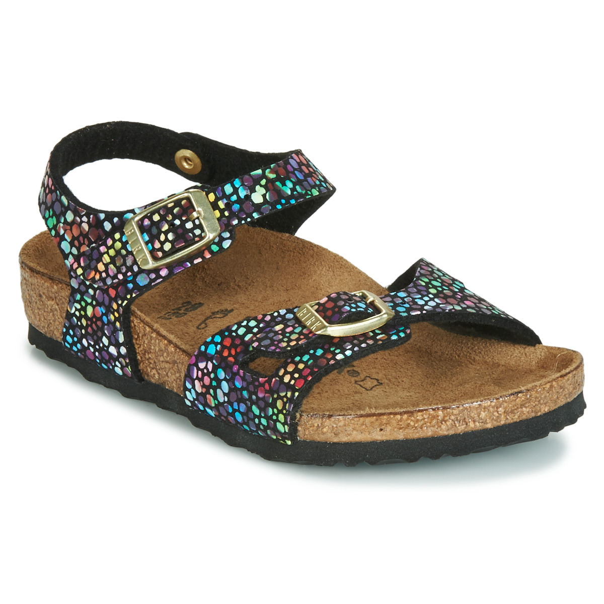 BIRKENSTOCK - RIO -  black / Multicoloured