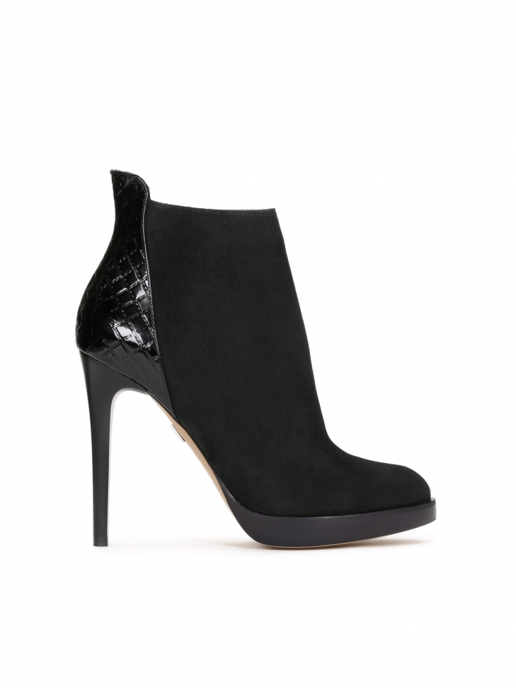 Ladies' black booties