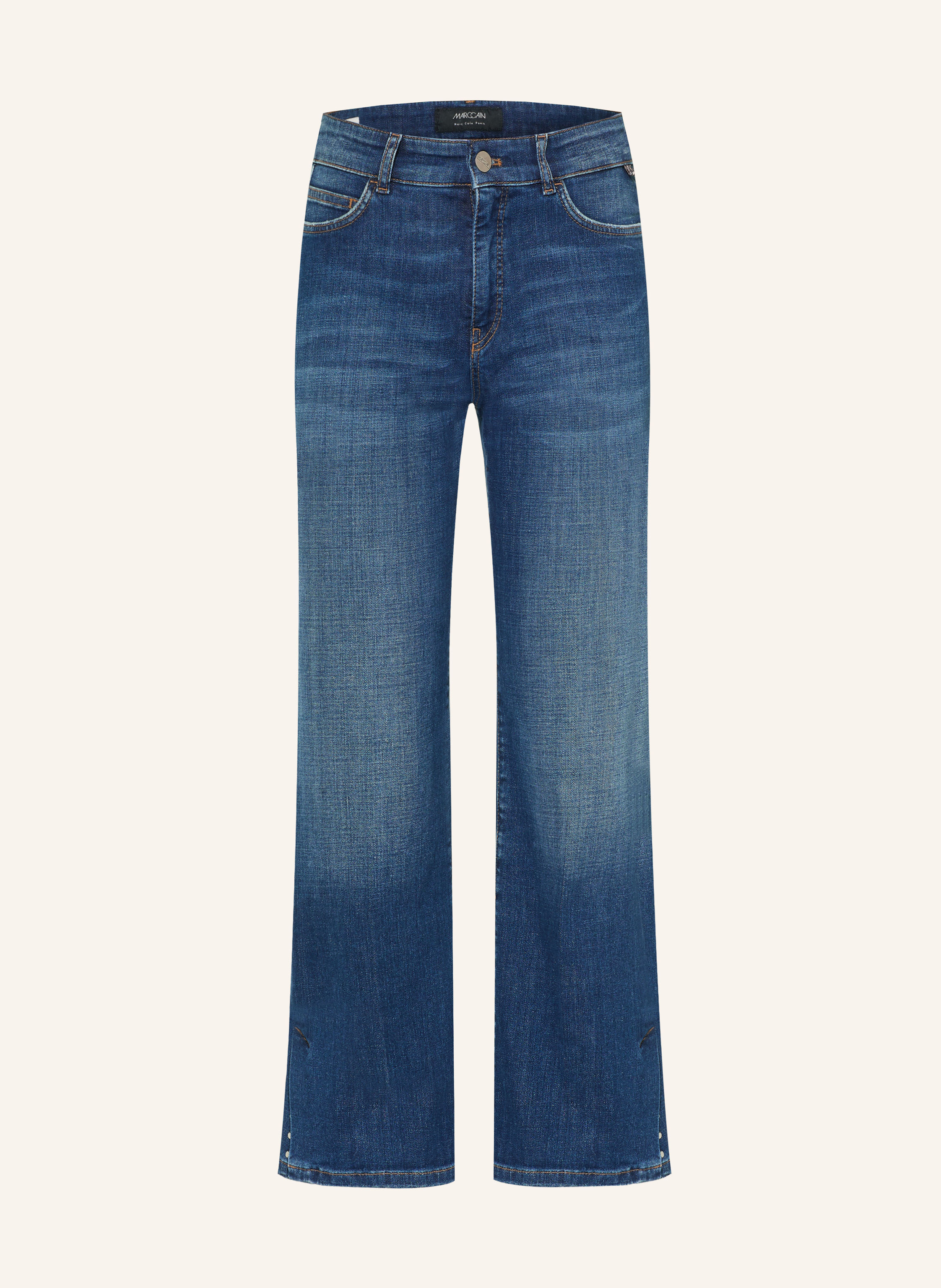 MARC CAIN Cropped Jeans FORLI mit Schmucksteinen