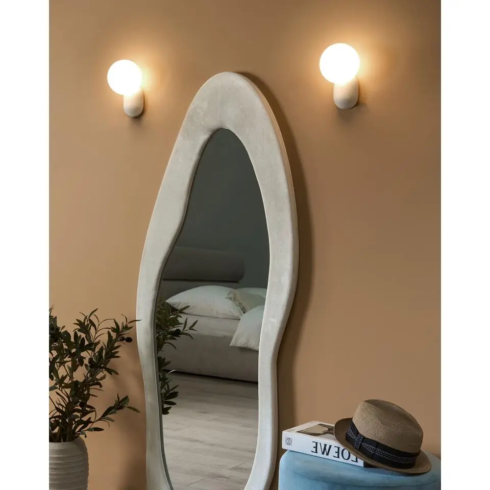 HELME - Wandlamp set van 2 - Wit - Opaalglas