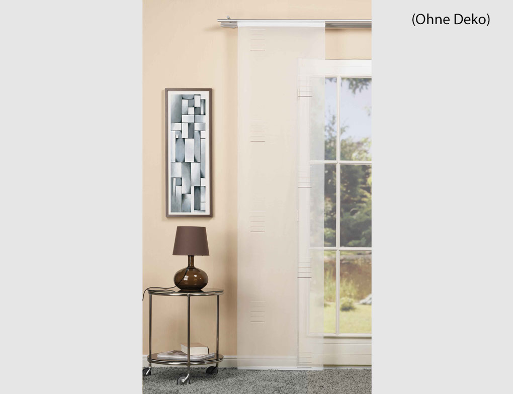 Schiebevorhang Miento silber