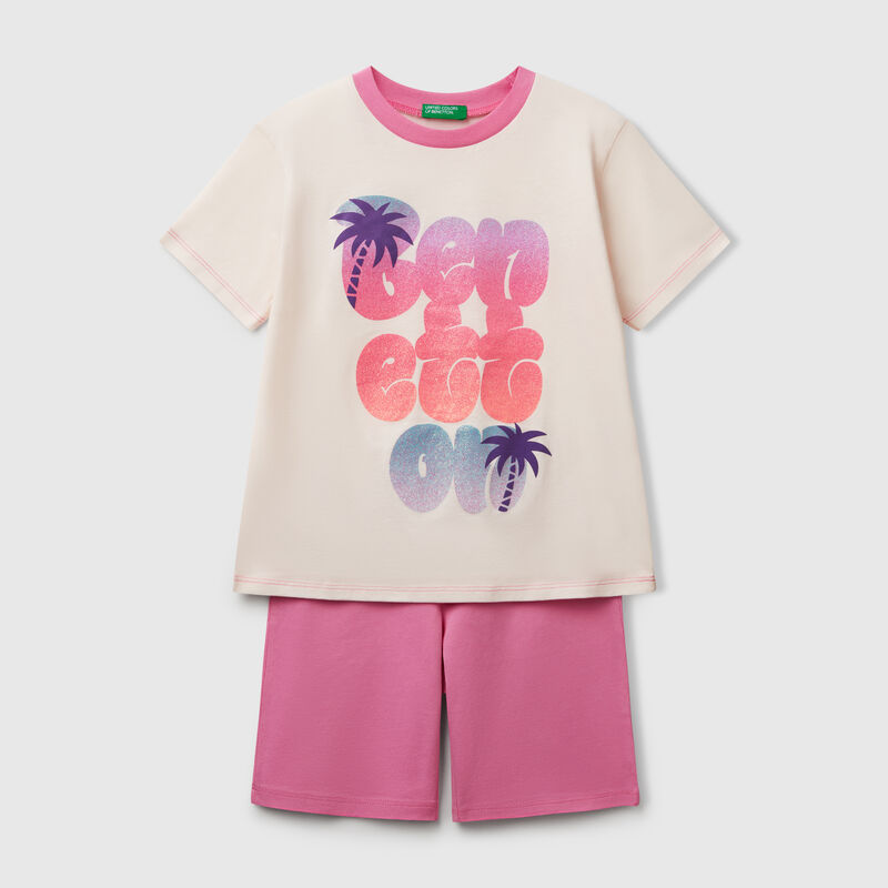 Pajamas with maxi logo