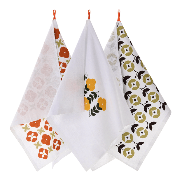 PANO DE PRATO CONJUNTO COM 3 BLOOMBELOT