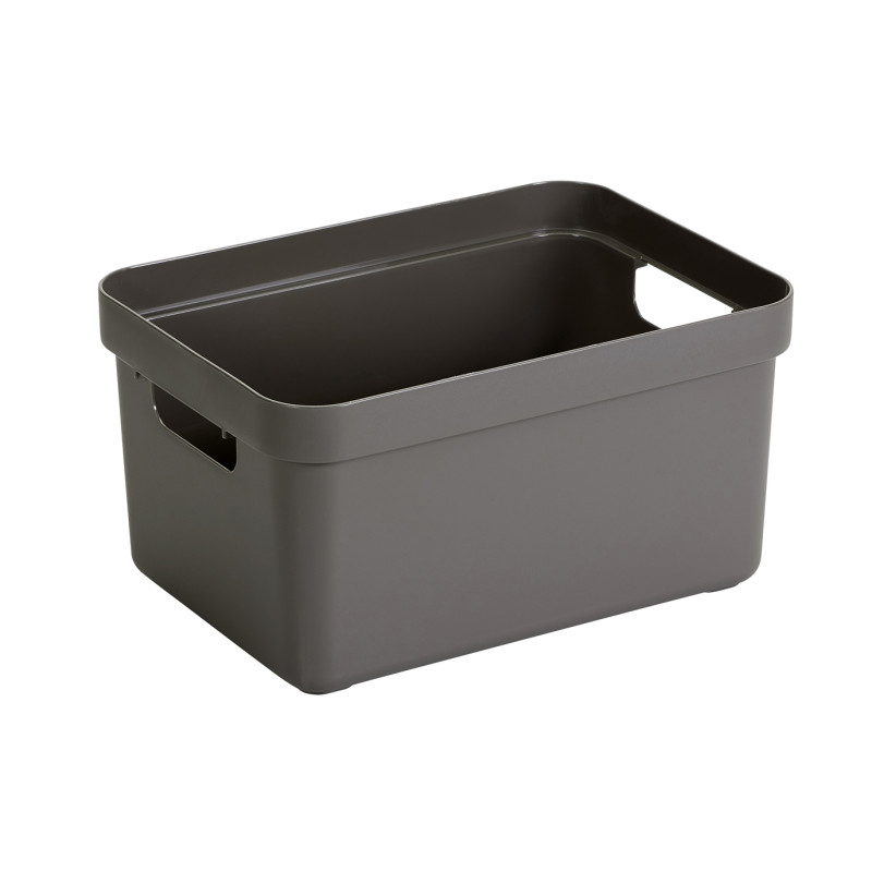 Box de rangement Sigma home taupe 13 L SUNWARE