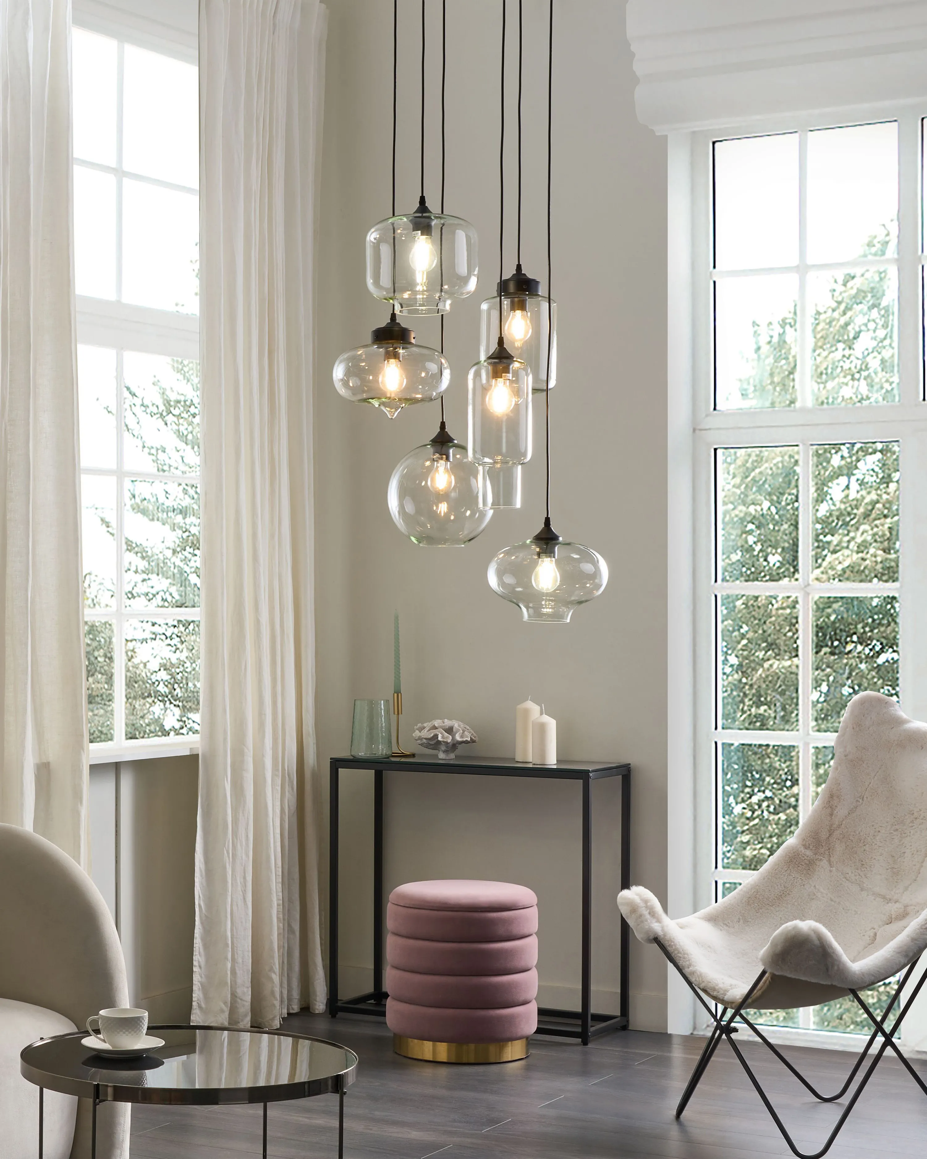 Pendant Lamp BEMBOKA Glass Transparent