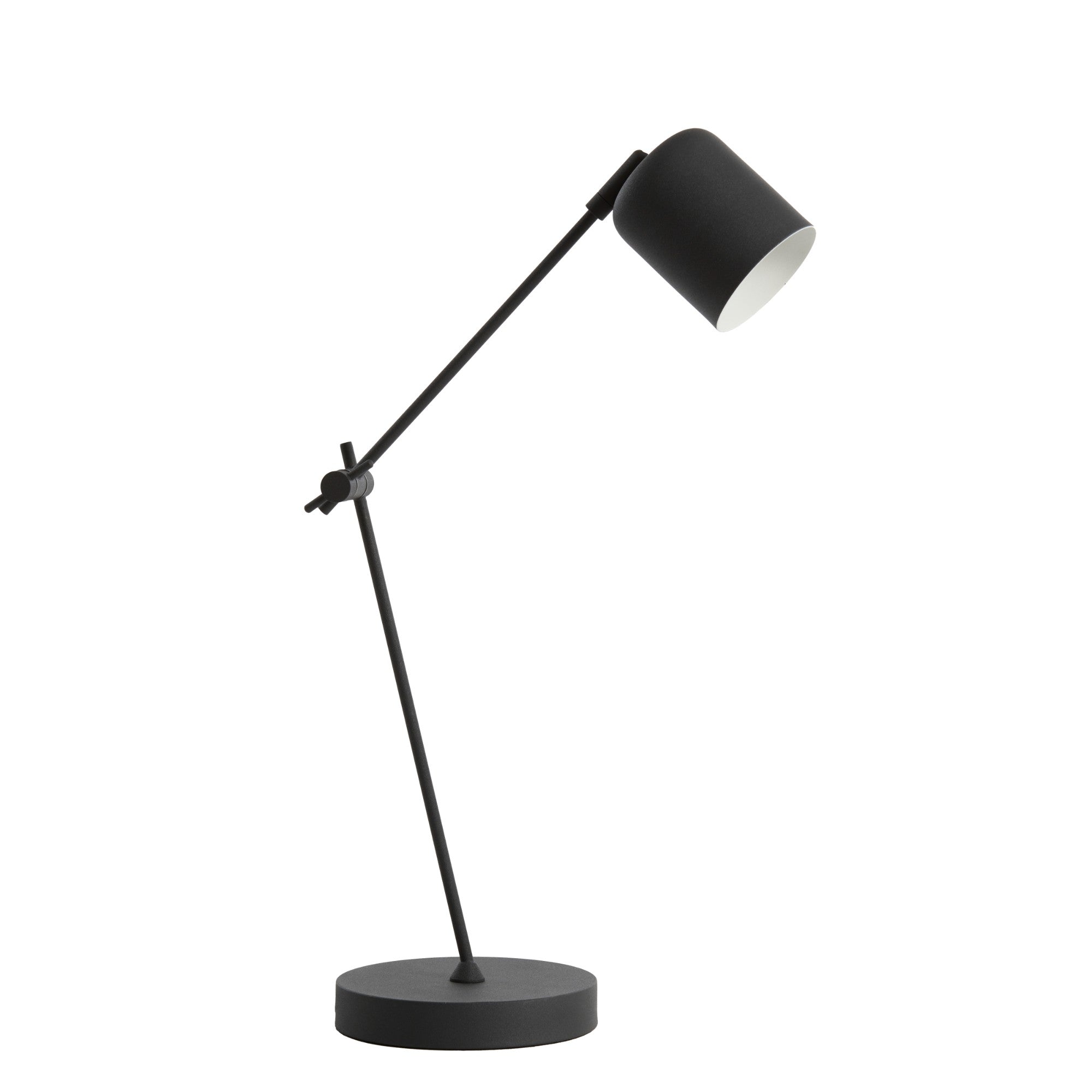 Light & Living tafellamp Rijeka - zwart - Ø8cm